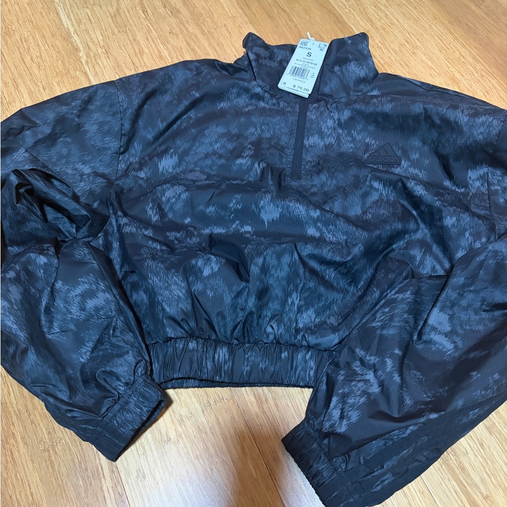 Adidas Cropped halfzip and Sweatshirt